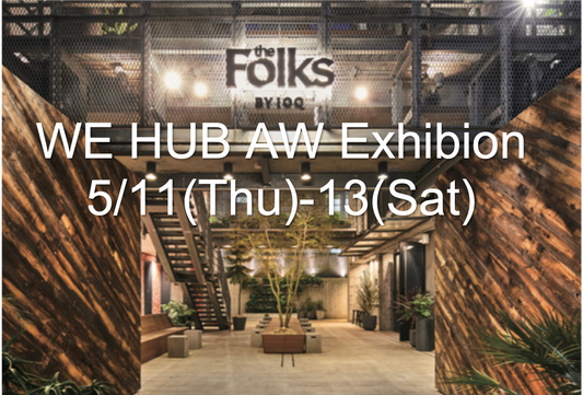 WE HUB 2023AW 展示会が開催5/11-13