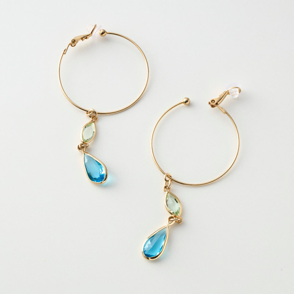 【先行予約受注商品】Glass drop pierce / earring