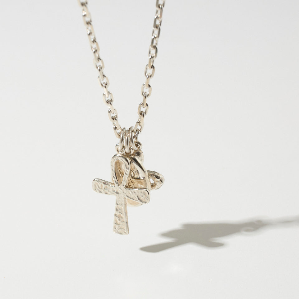 【先行予約受注商品】【Silver925】 Nuance line cross charm