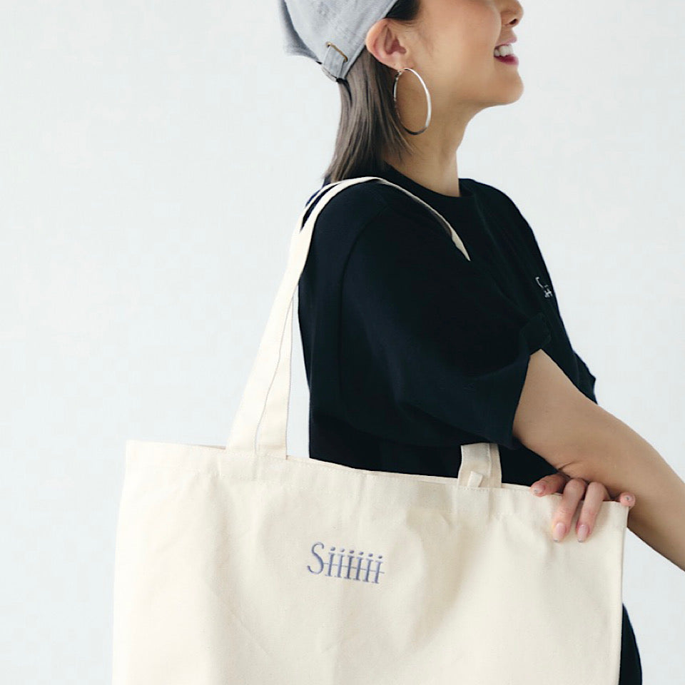 Siiiiii logo tote bag