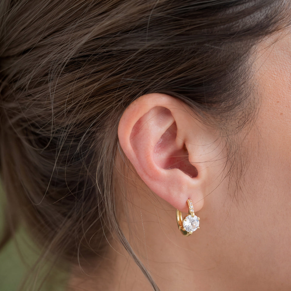 【先行予約受注商品】One point hoop pierce
