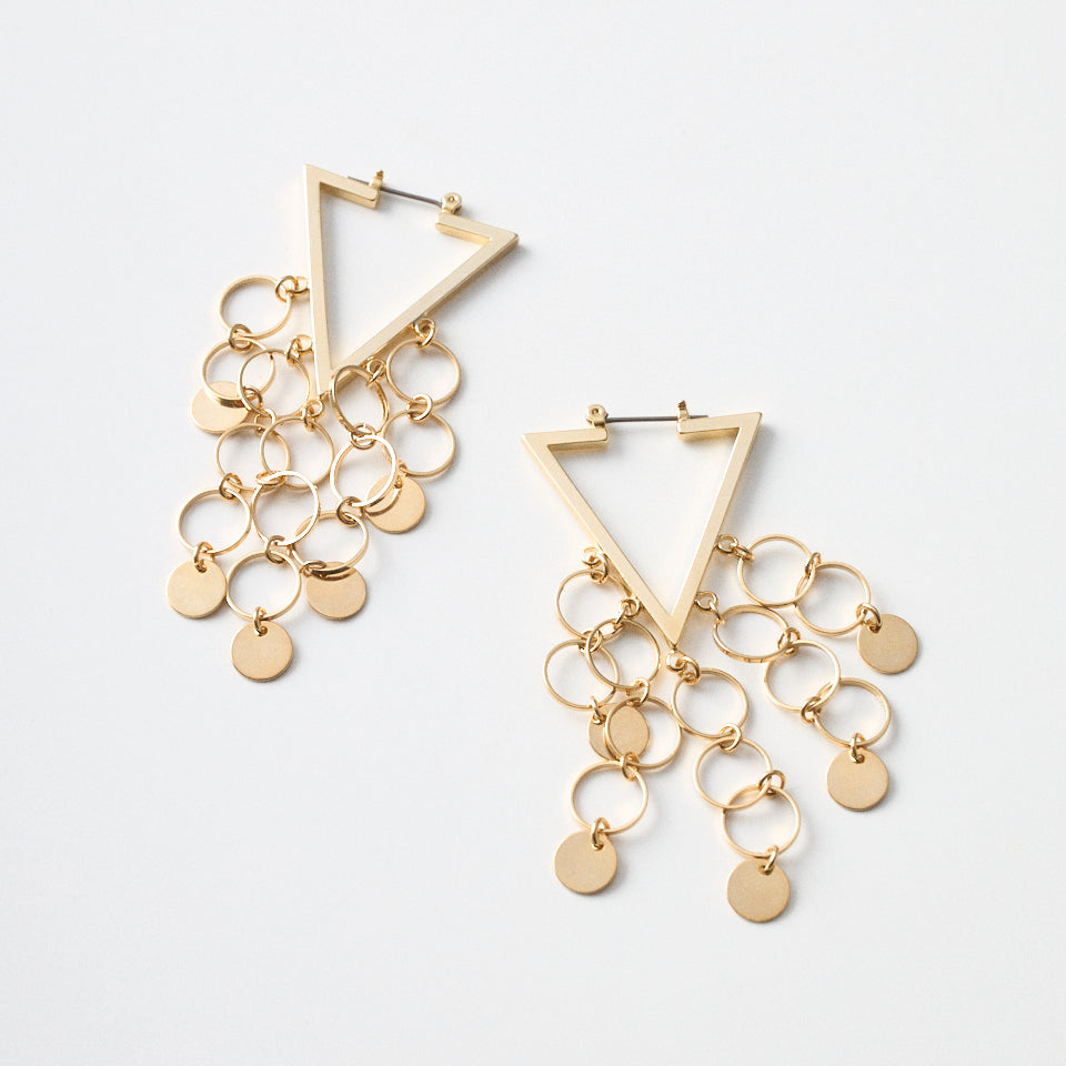Triangle motif pierce