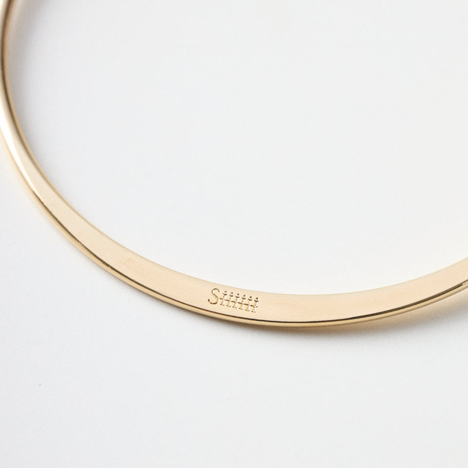 Siiiiii logo big hoop pierce
