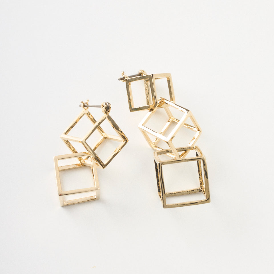 Asymmetry cube pierce