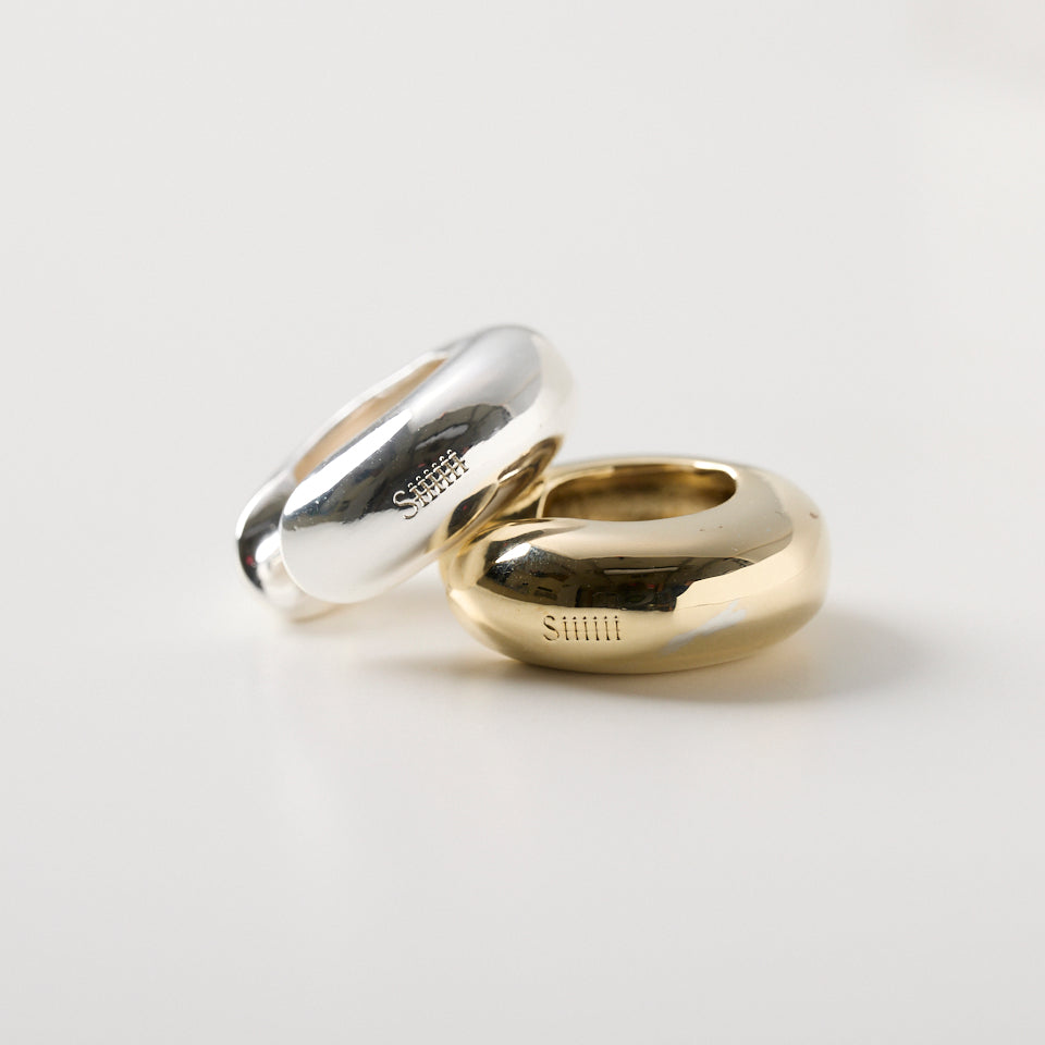Chunky hoop ear cuff