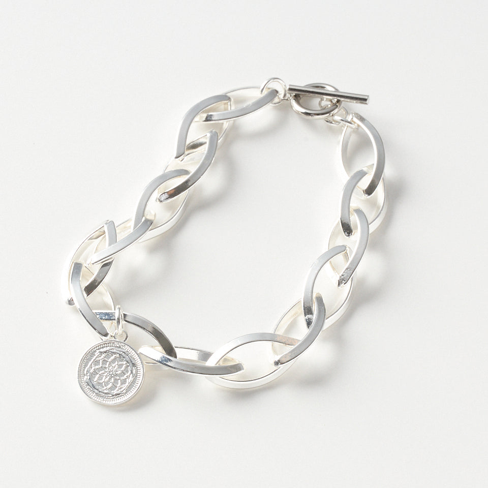 Leaf chain bracelet