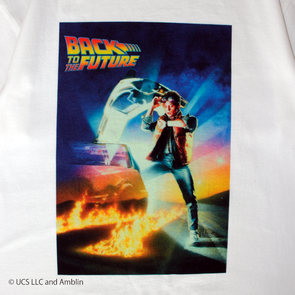 "Back to the Future" T-Shirt 【注文確認後2週間以内に発送予定】