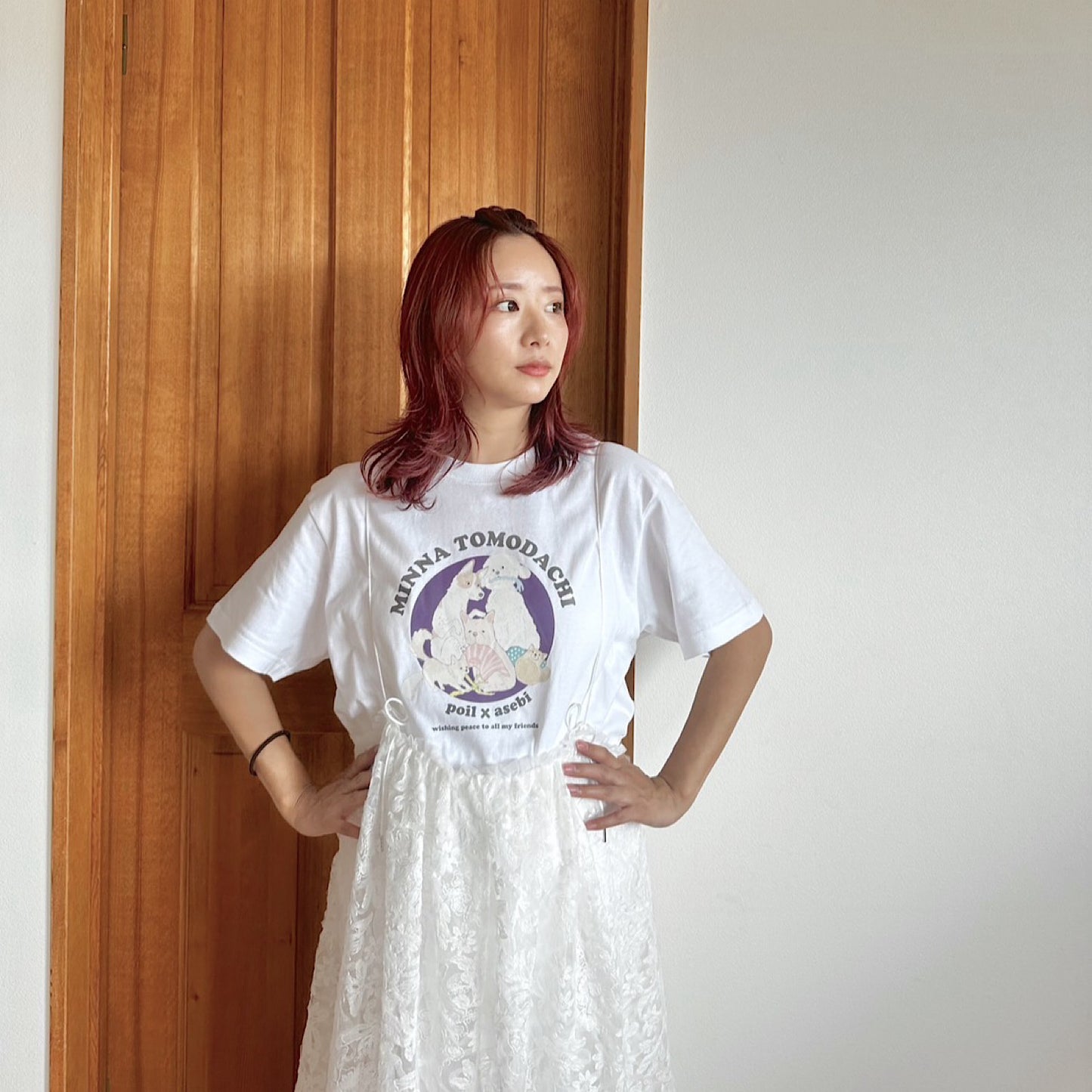 asebi×poil チャリティーTシャツ