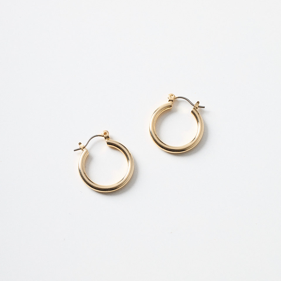 Simple basic hoop pierce