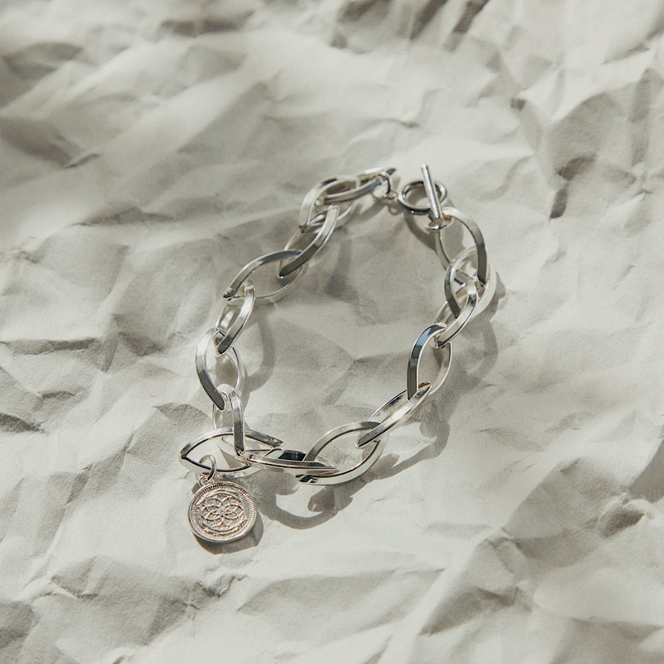 Leaf chain bracelet