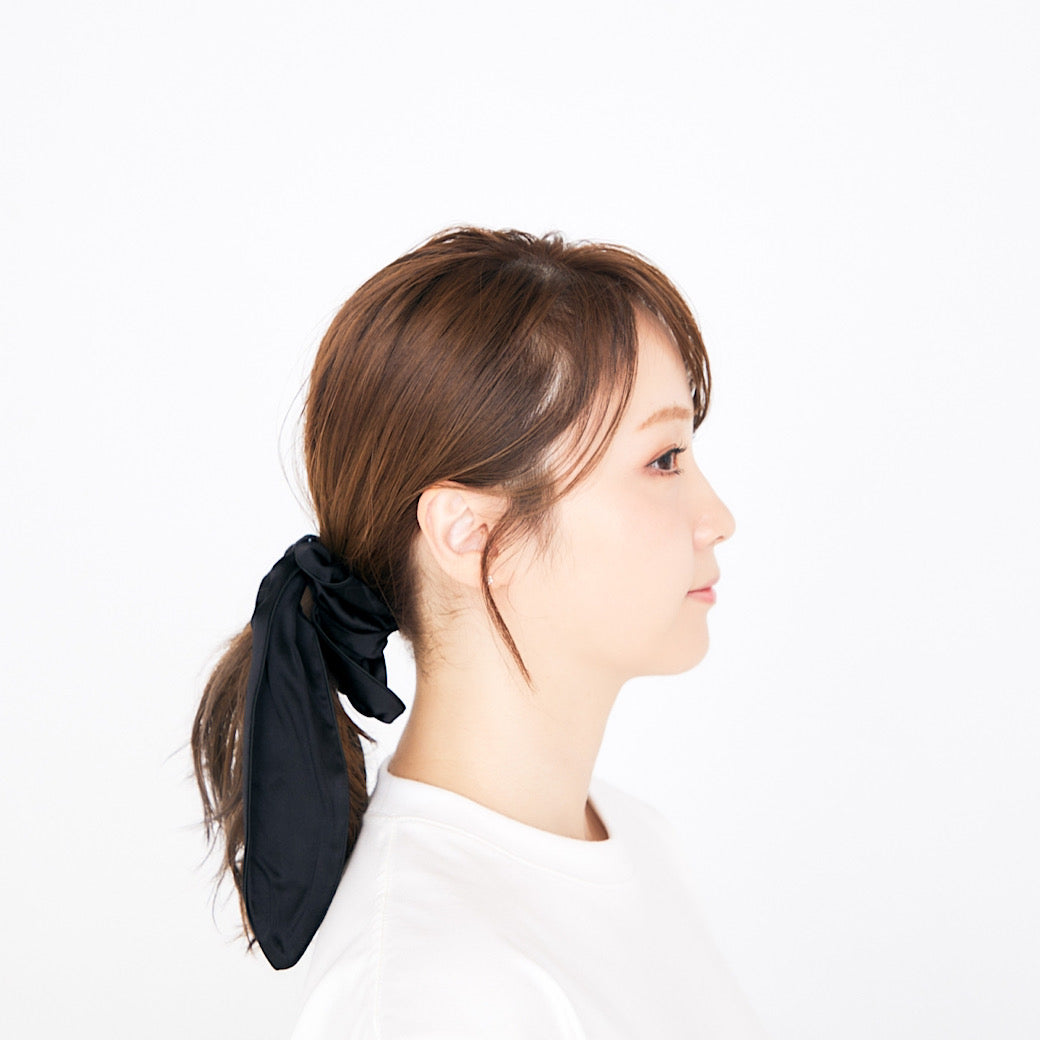 asebi×Dream Amiコラボ商品silk hair ribbon ブラック