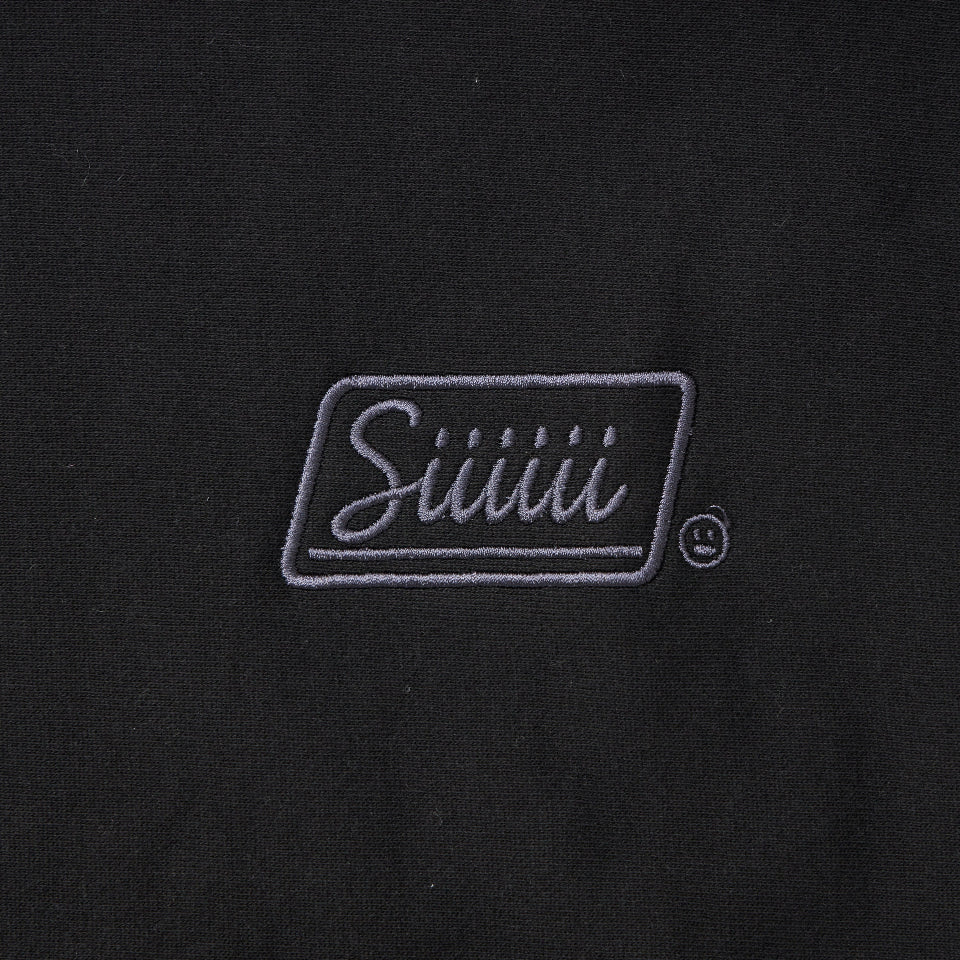 【先行予約受注商品】Solid black sweat shirt (Black)