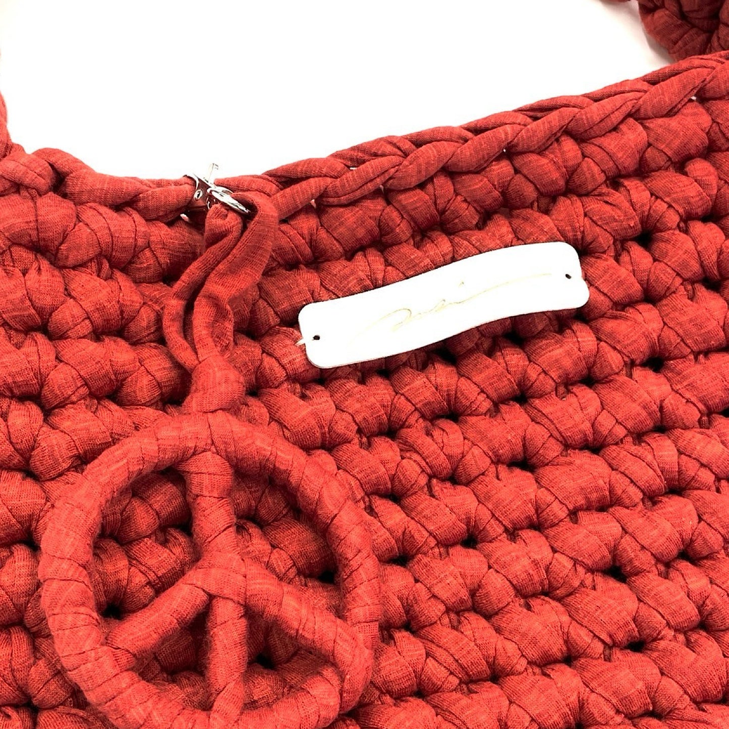 Upcycle Crochet Bag レッド