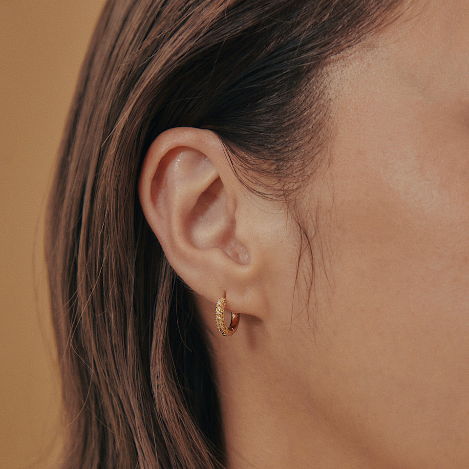 Zirconia hoop pierce