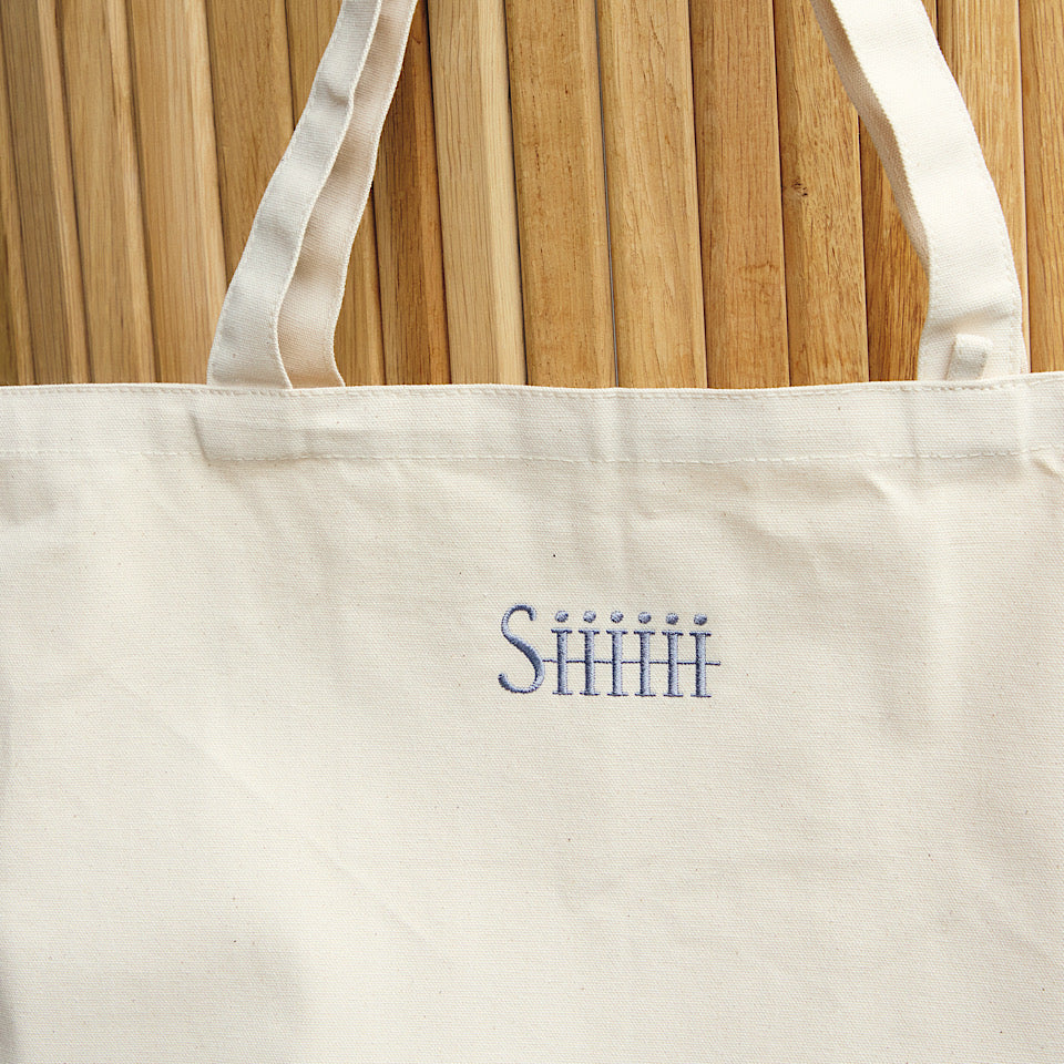 Siiiiii logo tote bag