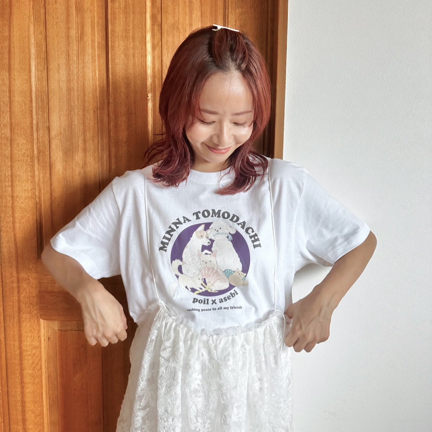 asebi×poil チャリティーTシャツ