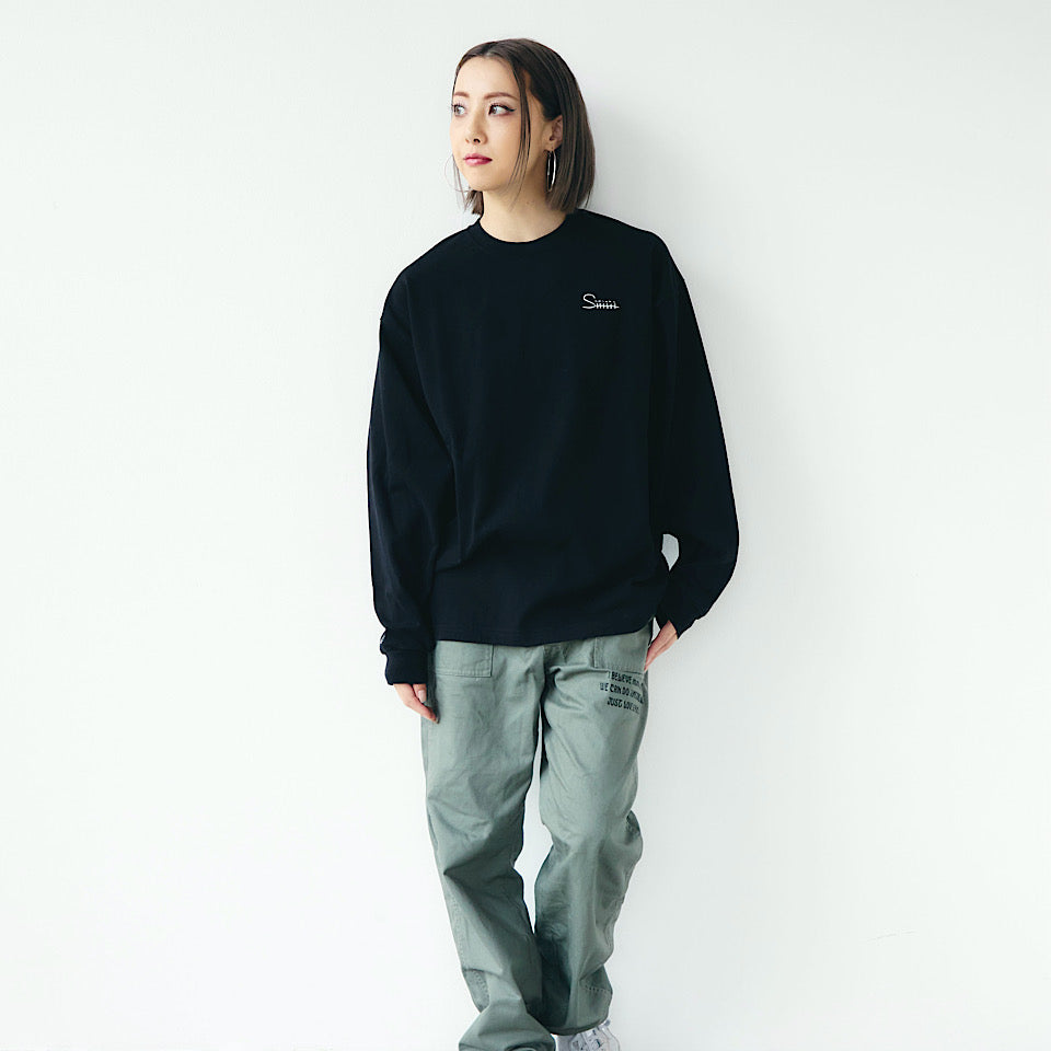 RAKUGAKI Siiiiii logo long T-shirt