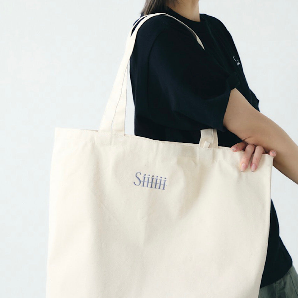 Siiiiii logo tote bag