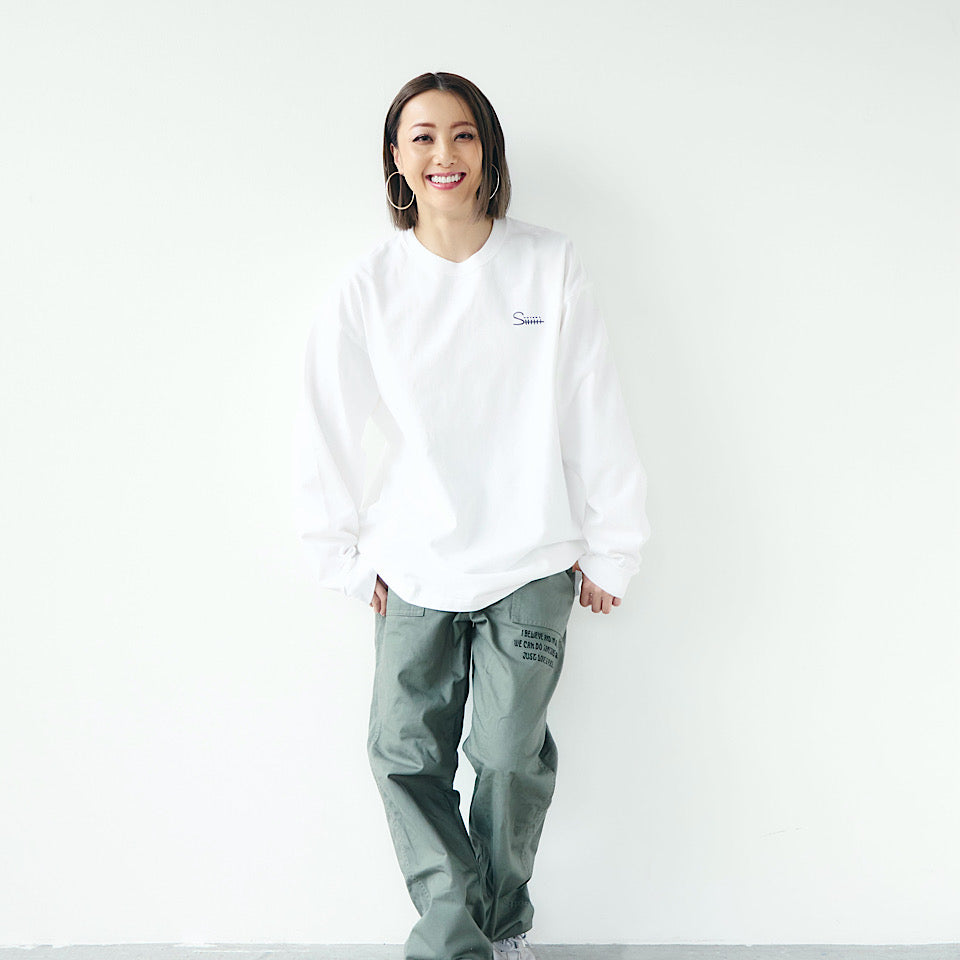 RAKUGAKI Siiiiii logo long T-shirt
