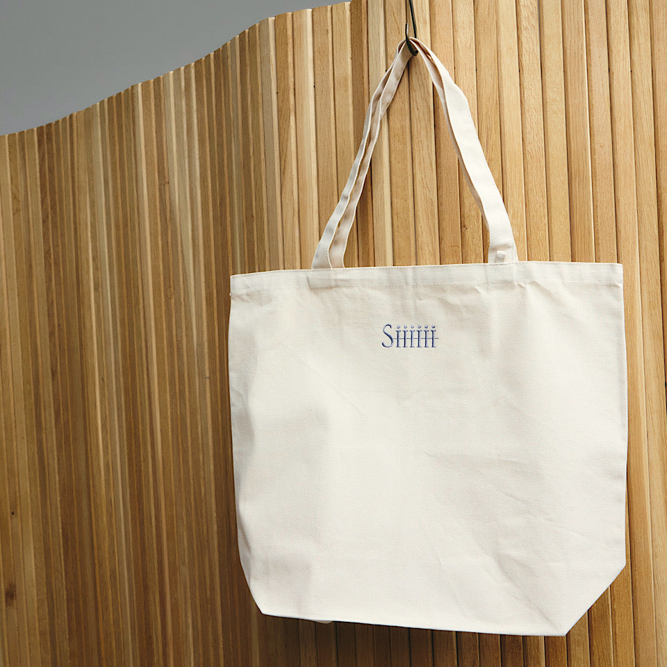 Siiiiii logo tote bag