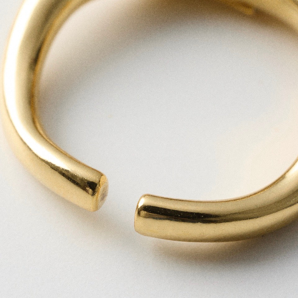 Simple basic hoop earring
