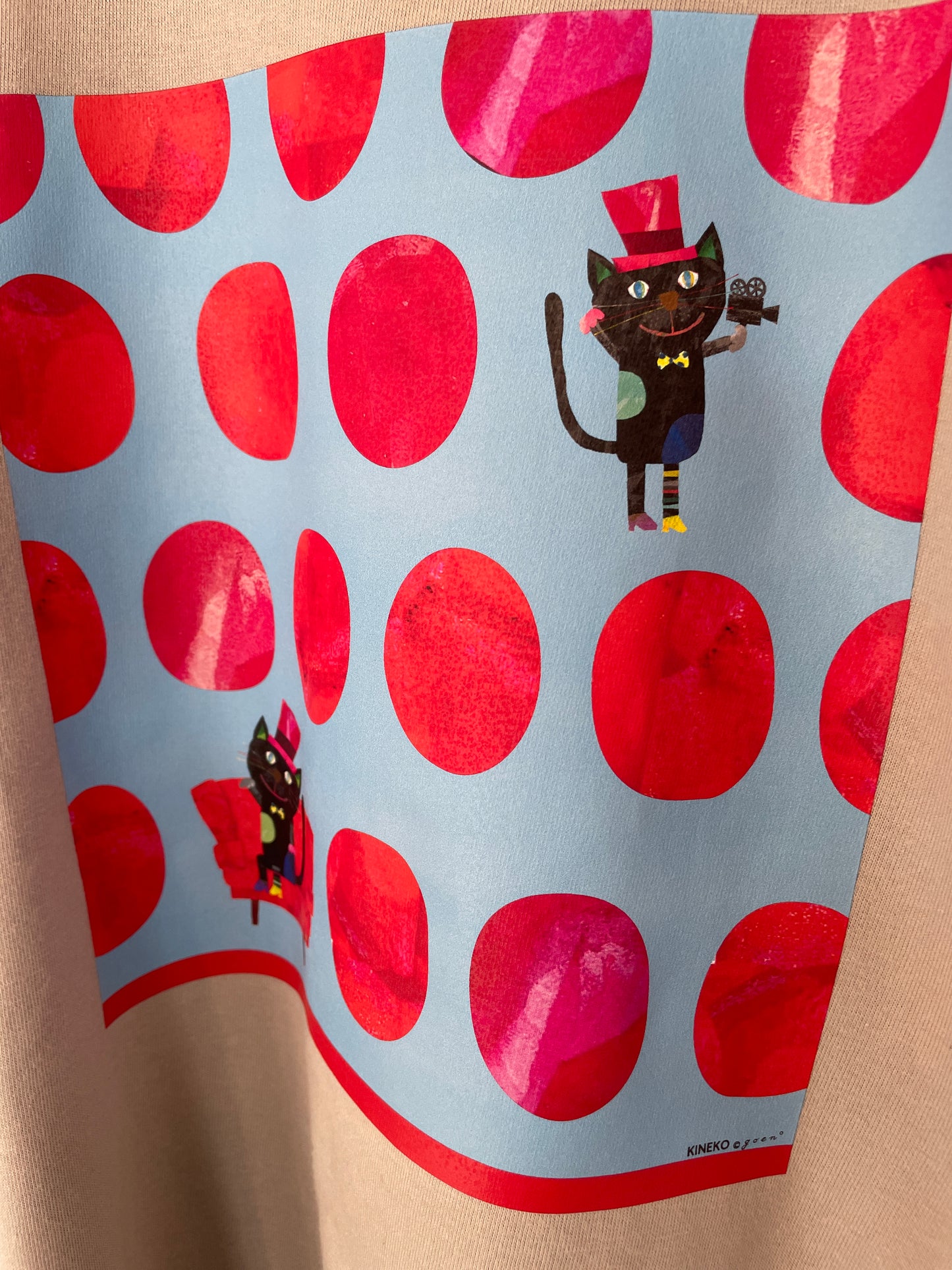 キネコ 水玉キッズTシャツ