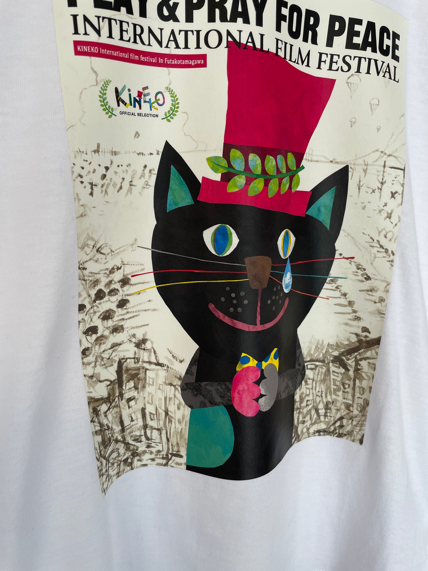キネコ タブロイドキッズTシャツ