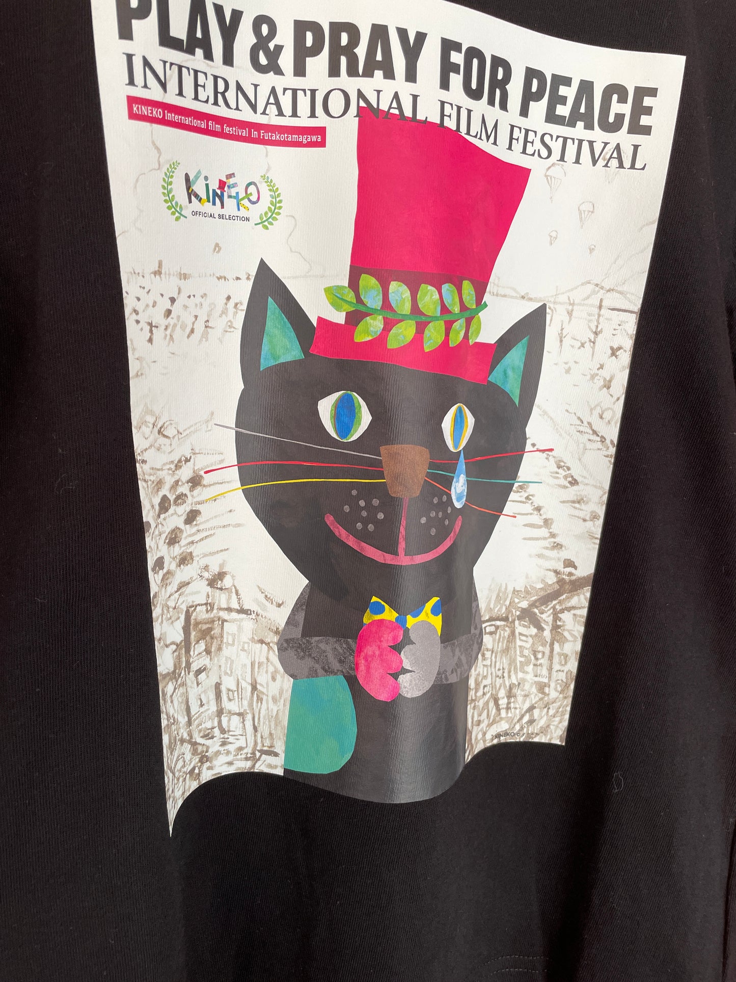 キネコ タブロイドキッズTシャツ