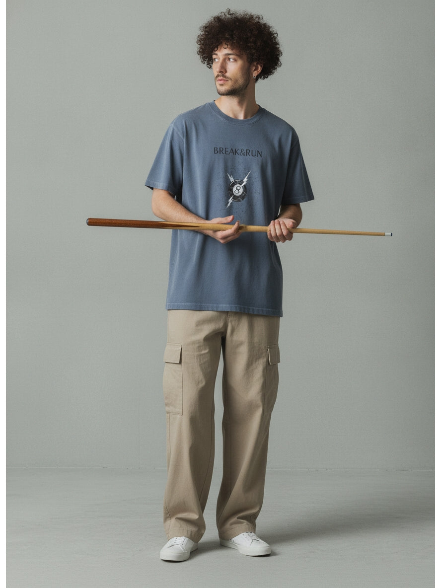 【先行予約受注商品】HEY. GARMENT DYED BREAK&RUN T-SHIRT