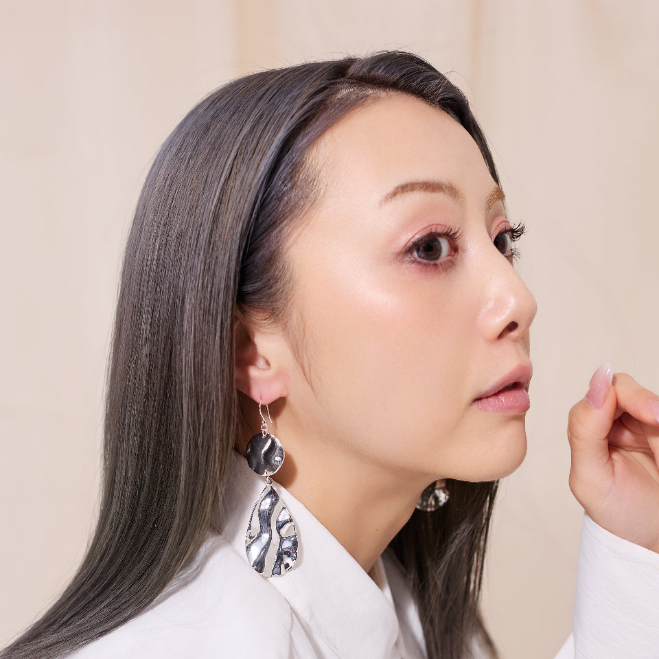 【先行予約受注商品】Circle drop pierce/earring