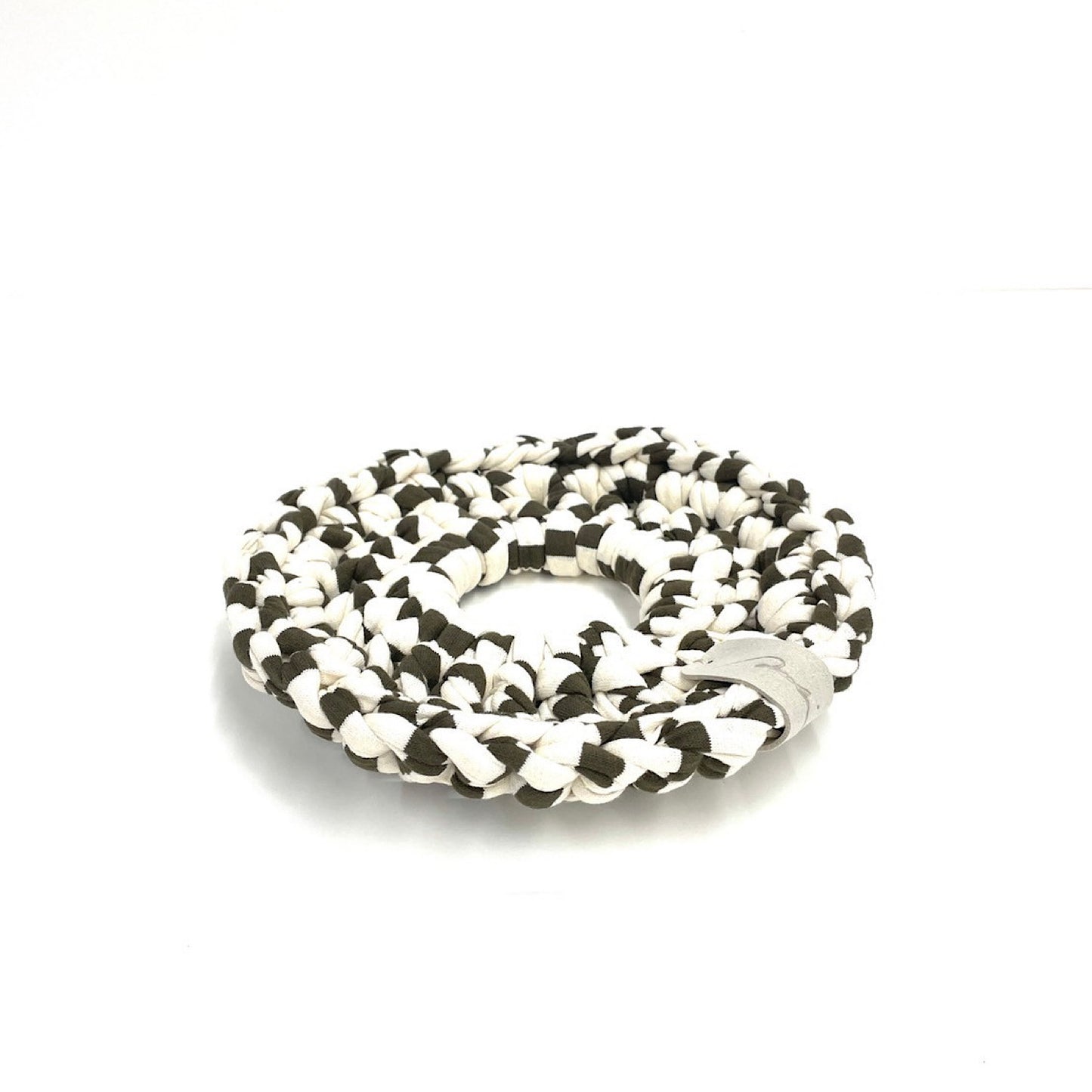Upcycle pot mat ベージュ×カーキ