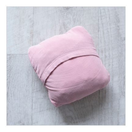 asebi pocketable apron/Pink