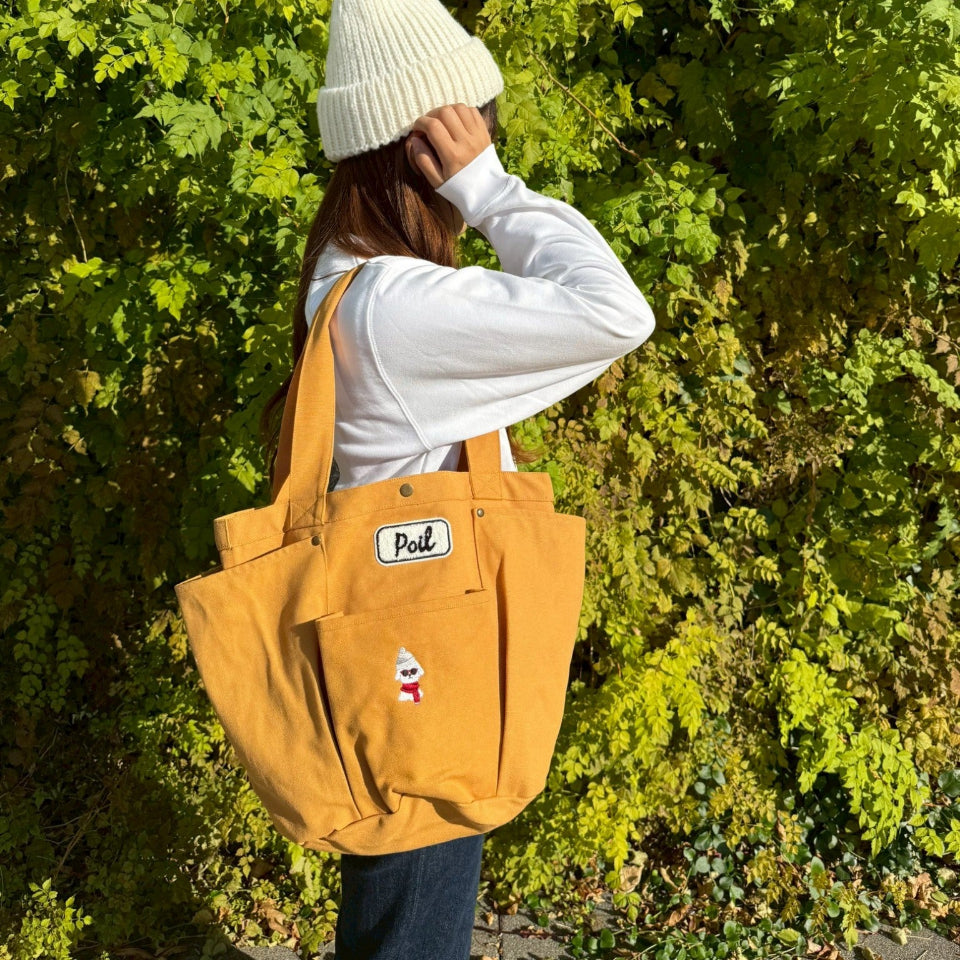 【新作商品】モコモコワッペンガーデニングバッグ大