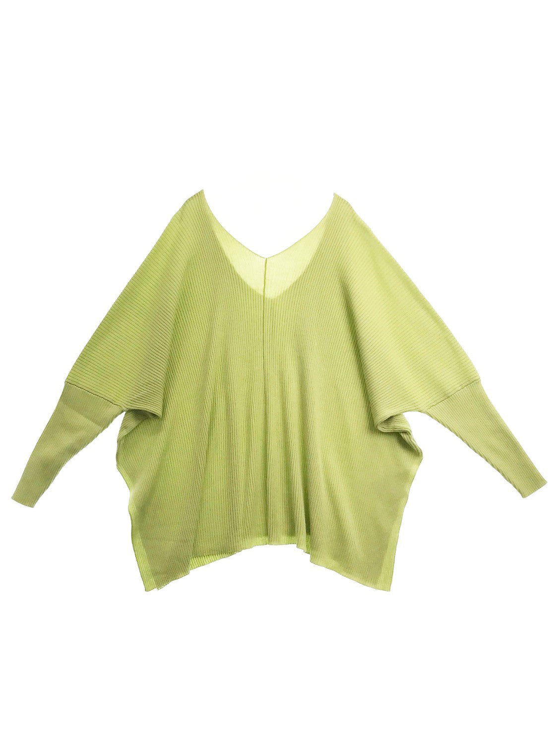 Eco Feel リブニットポンチョ 8171-004-161