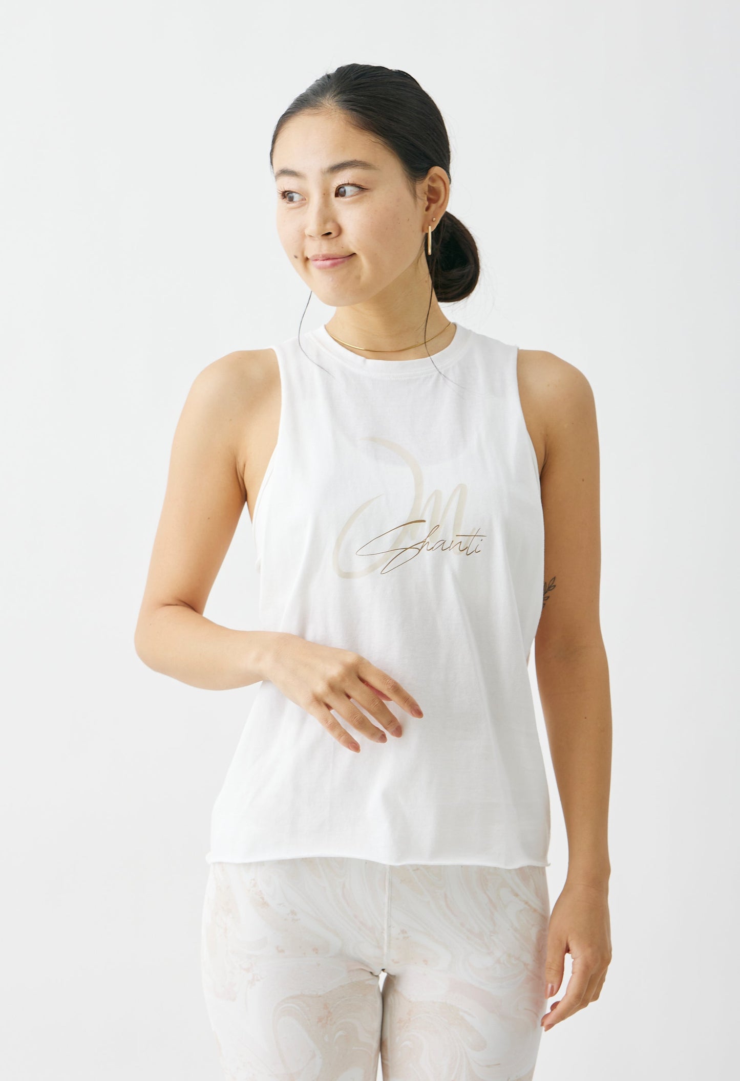 OM shanti プリントタンク 8181-004-269