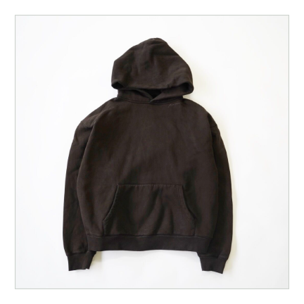 Hooded Sweatshirt-泥染め-