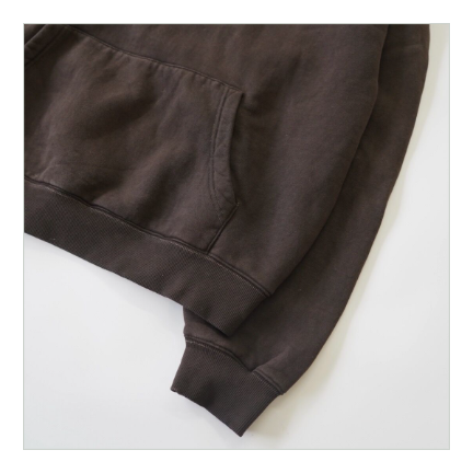 Hooded Sweatshirt-泥染め-