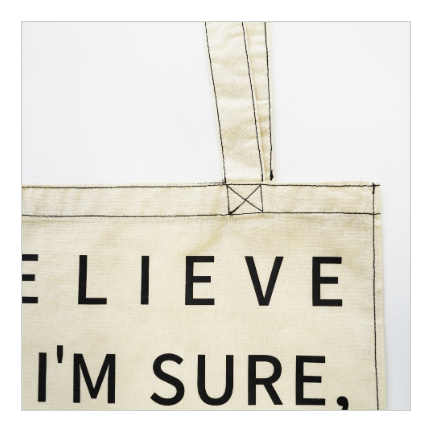 Message Eco Bag /Black