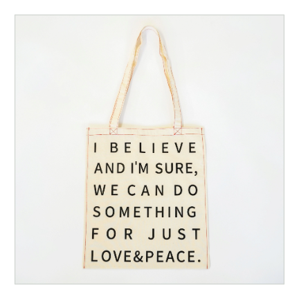 Message Eco Bag /Red