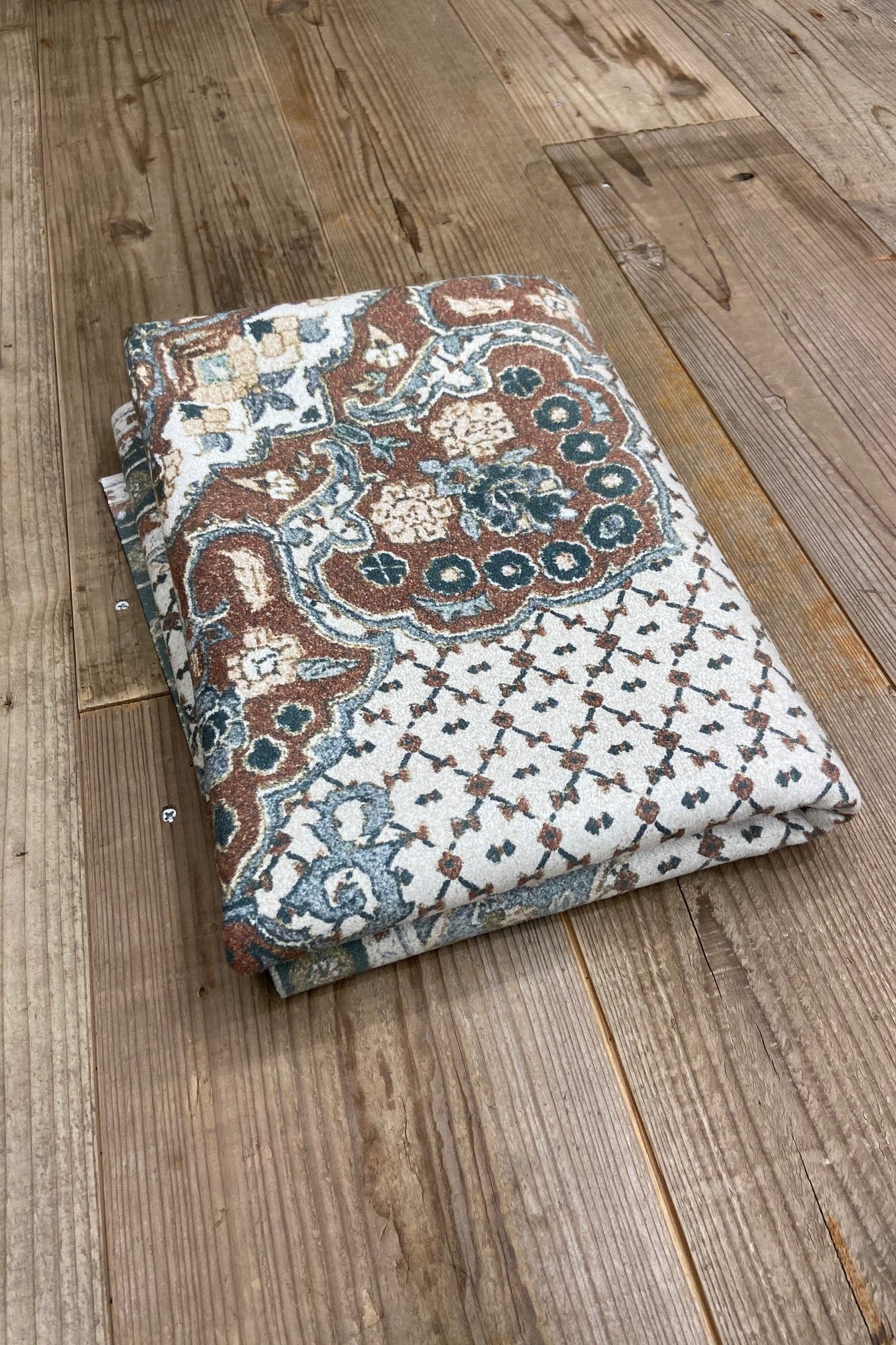 Vintage Kilim Beigeグランピングマット 1mm
