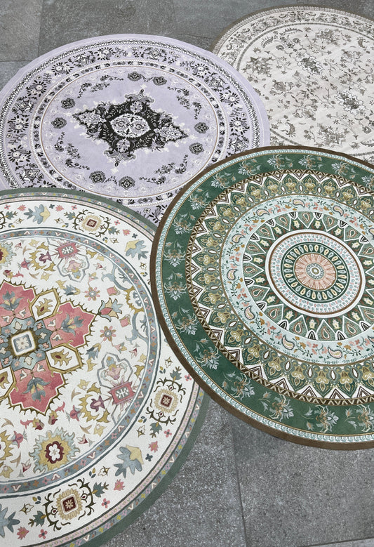 オールドキリム サークルマット 8172-014-100