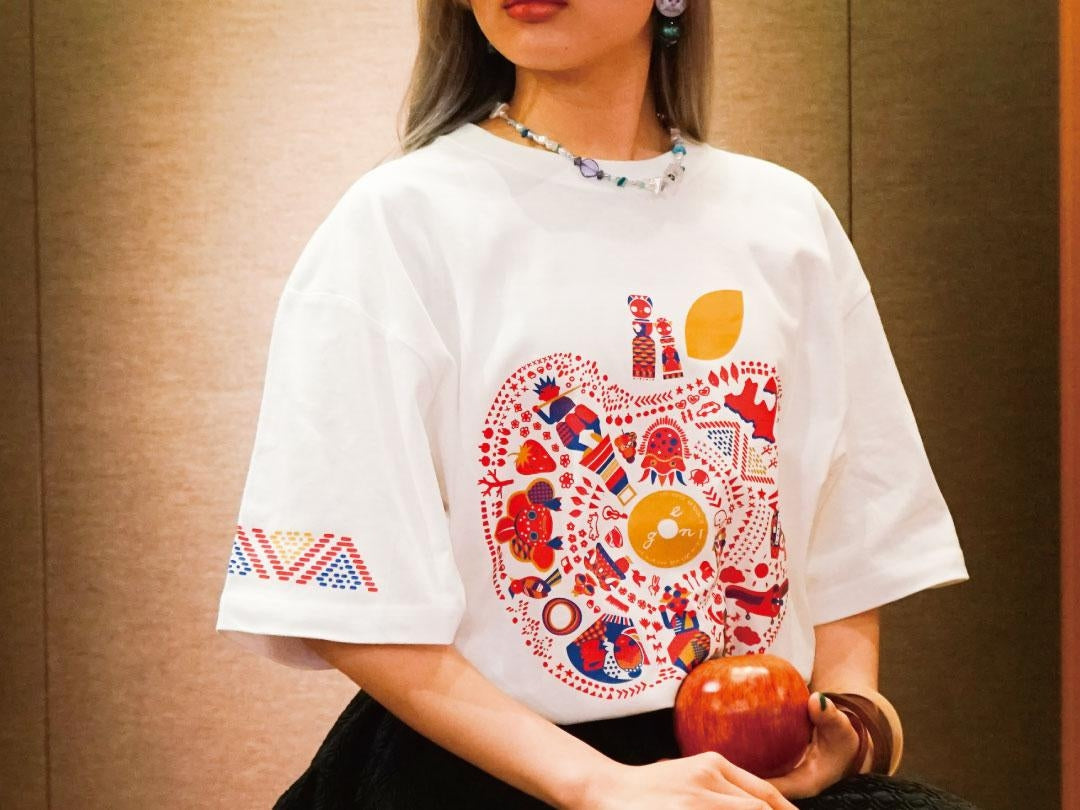 青森✕goen° 【Ring-goen° Tシャツ】(White)