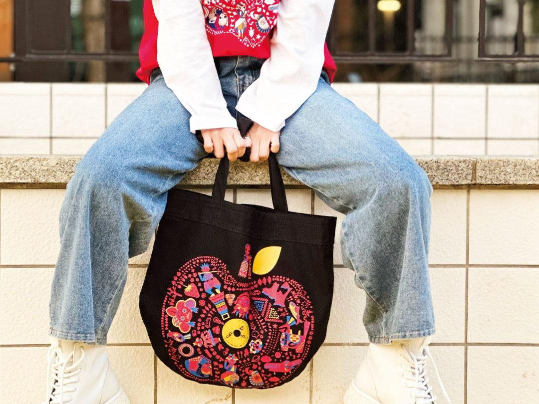 青森✕goen°  【Ring-goen° Tote bag】(Black)