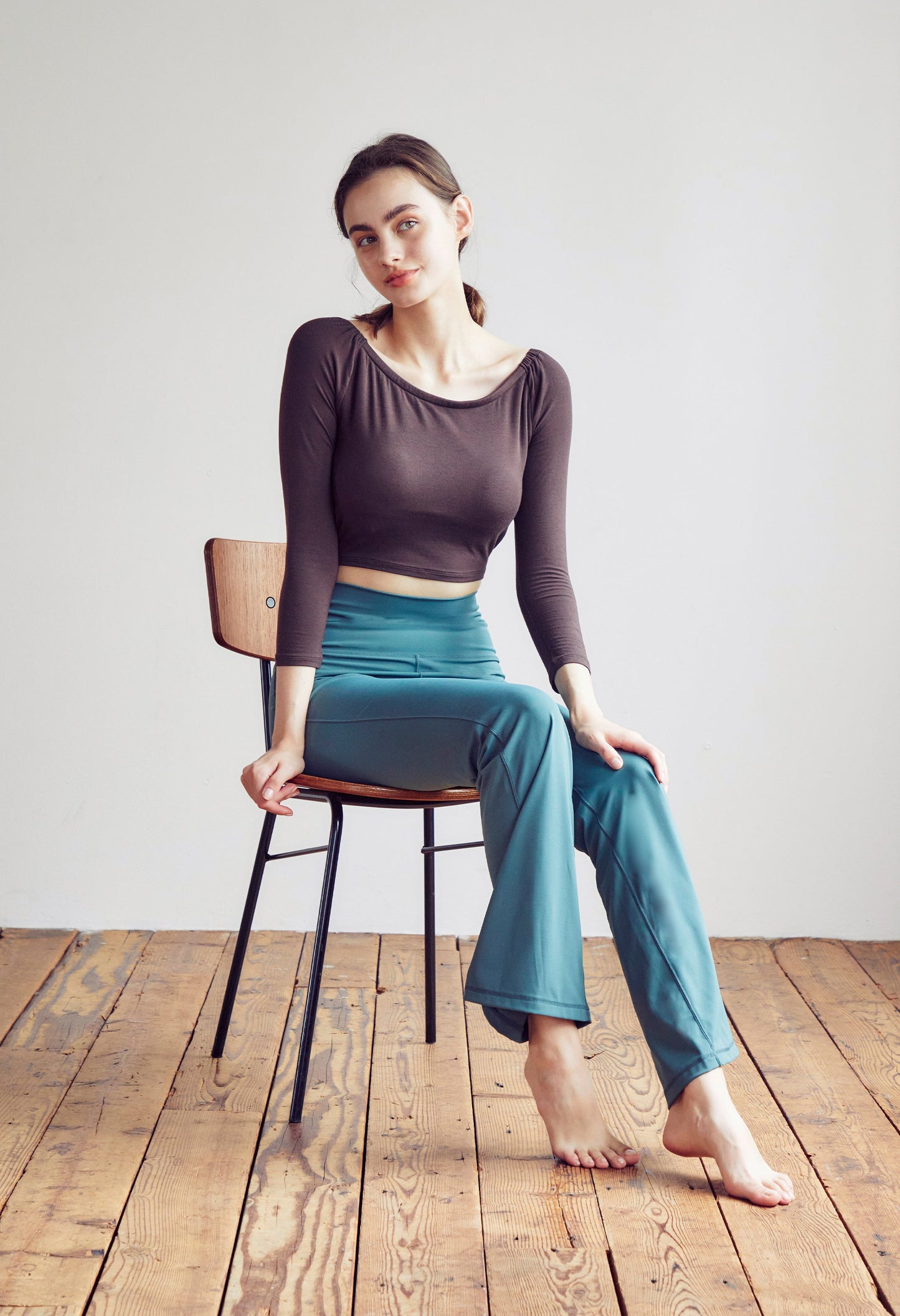 AddElm(add03) Solid Light Flare Leggings 8172-006-203