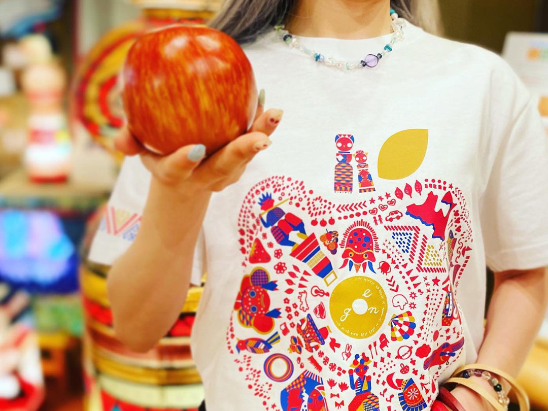 青森✕goen° 【Ring-goen° Tシャツ】(White)