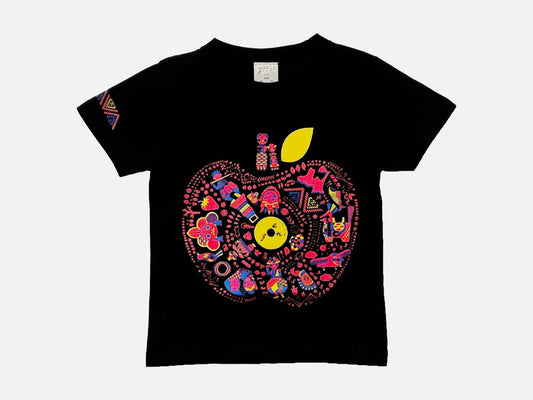 青森✕goen° 【Ring-goen° Tシャツ Kids】(Black)