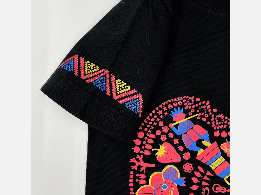 青森✕goen° 【Ring-goen° Tシャツ Kids】(Black)