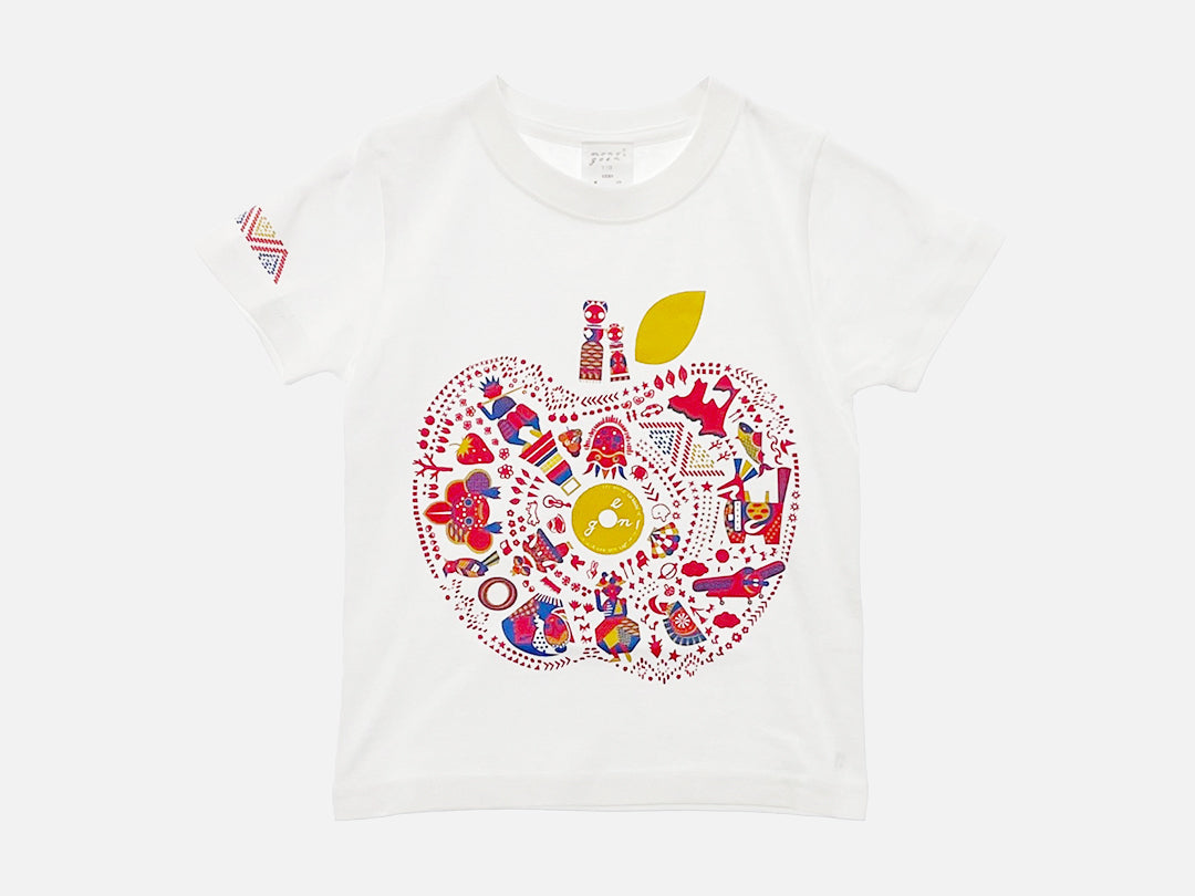 青森✕goen° 【Ring-goen° Tシャツ Kids】(White)