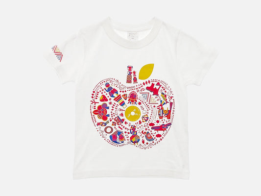 青森✕goen° 【Ring-goen° Tシャツ Kids】(White)
