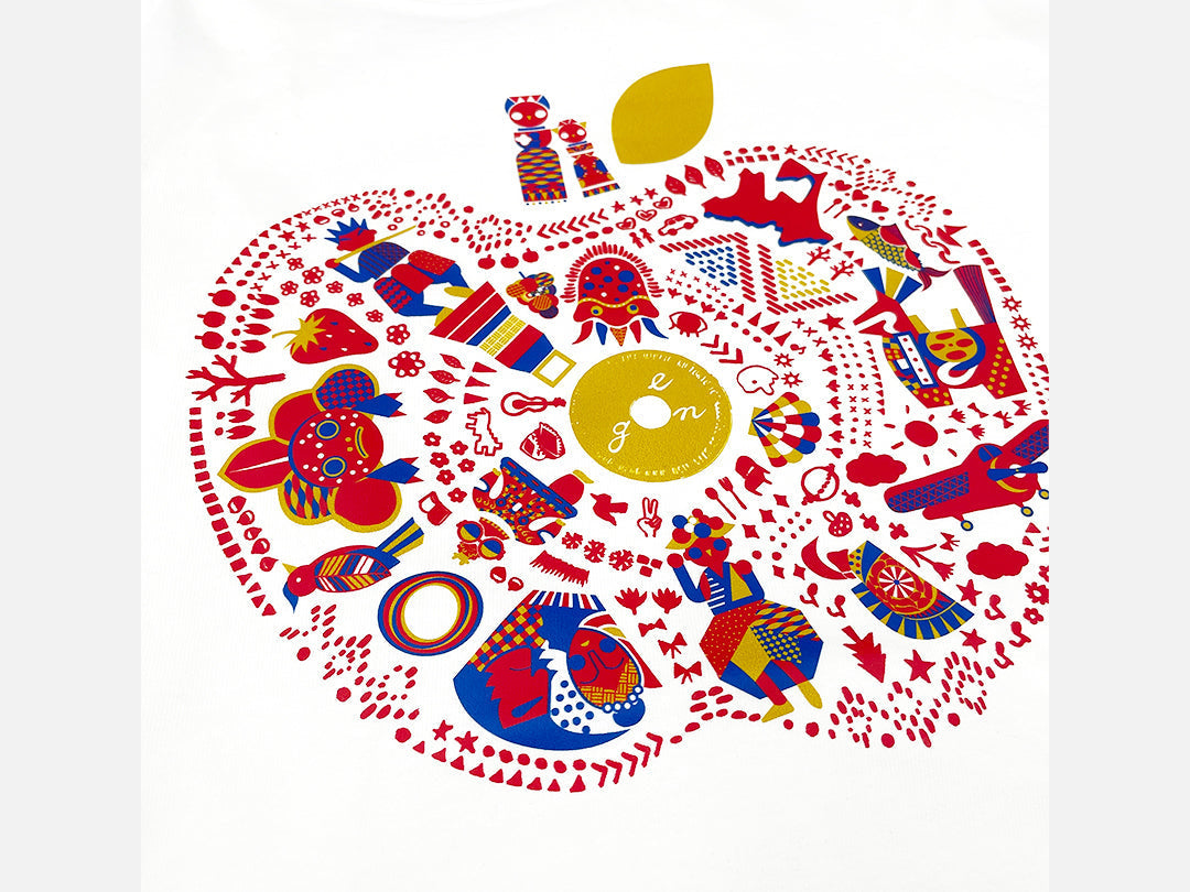 青森✕goen° 【Ring-goen° Tシャツ Kids】(White)